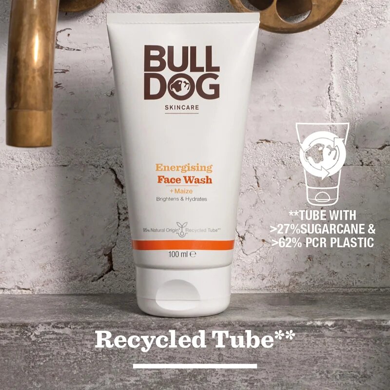 Bulldog Energising Face Wash gel za umivanje obraza za moške 150 ml