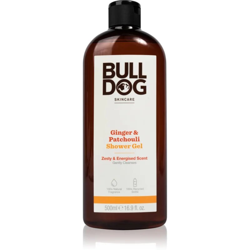 Bulldog Ginger and Patchouli gel za prhanje za moške 500 ml