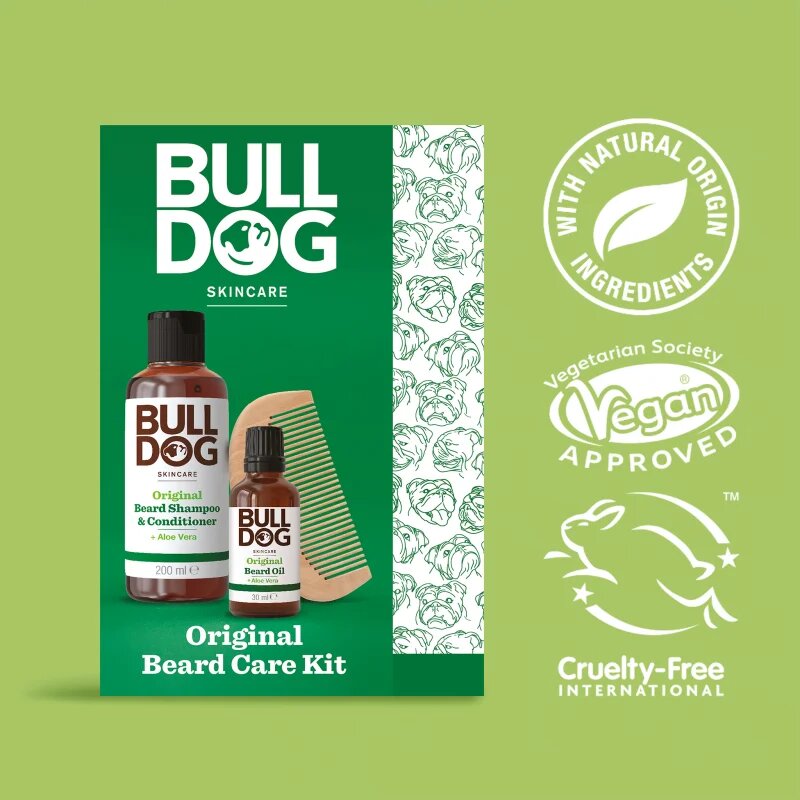 Bulldog Original Beard Care Kit darilni set za moške