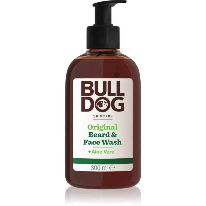 Bulldog Original Beard & Face Wash čistilni gel za moške 2v1 300 ml