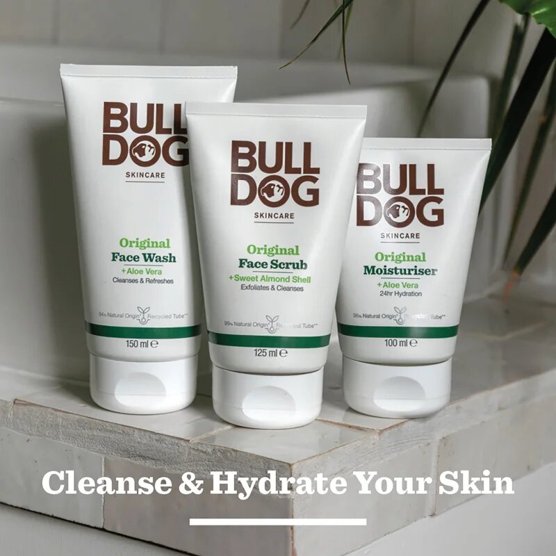 Bulldog Original Face Scrub čistilni piling za obraz za moške 125 ml