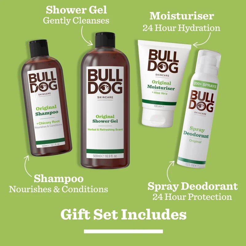 Bulldog Original Morning Routine set za telo in obraz