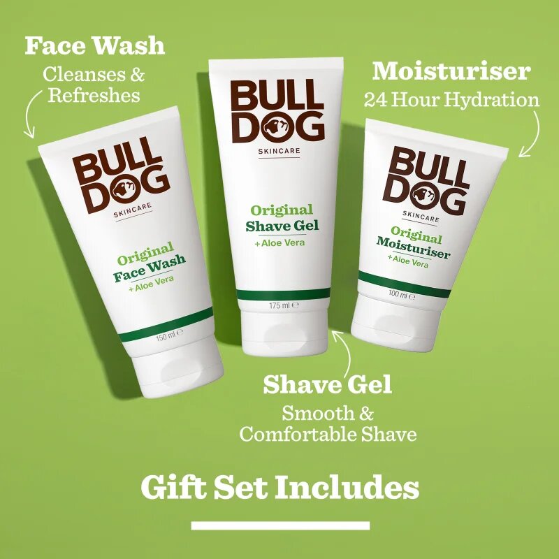 Bulldog Original Skincare Trio darilni set za brado