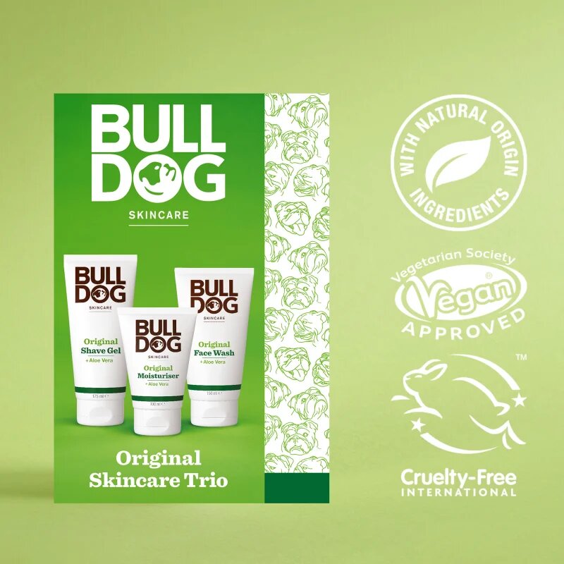 Bulldog Original Skincare Trio darilni set za brado