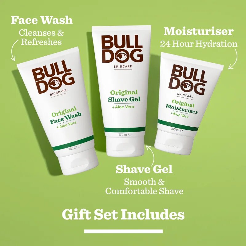 Bulldog Original Skincare Trio darilni set za moške