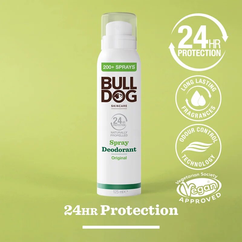 Bulldog Original Spray Deodorant deodorant v pršilu brez vsebnosti aluminija 125 ml