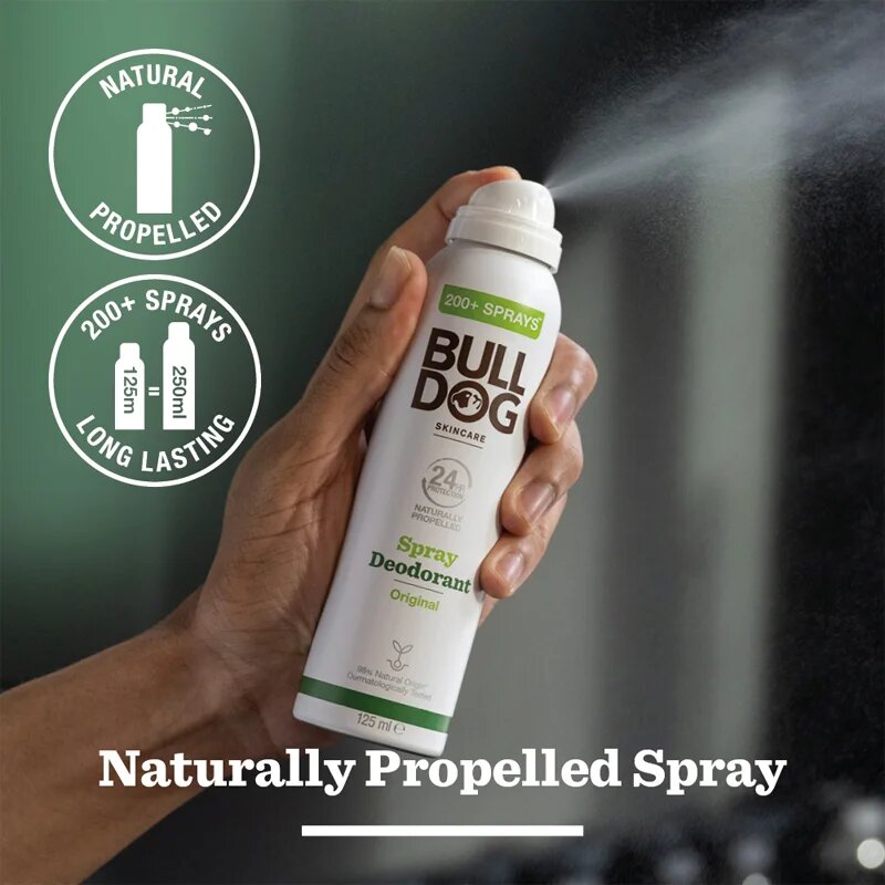 Bulldog Original Spray Deodorant deodorant v pršilu brez vsebnosti aluminija 125 ml