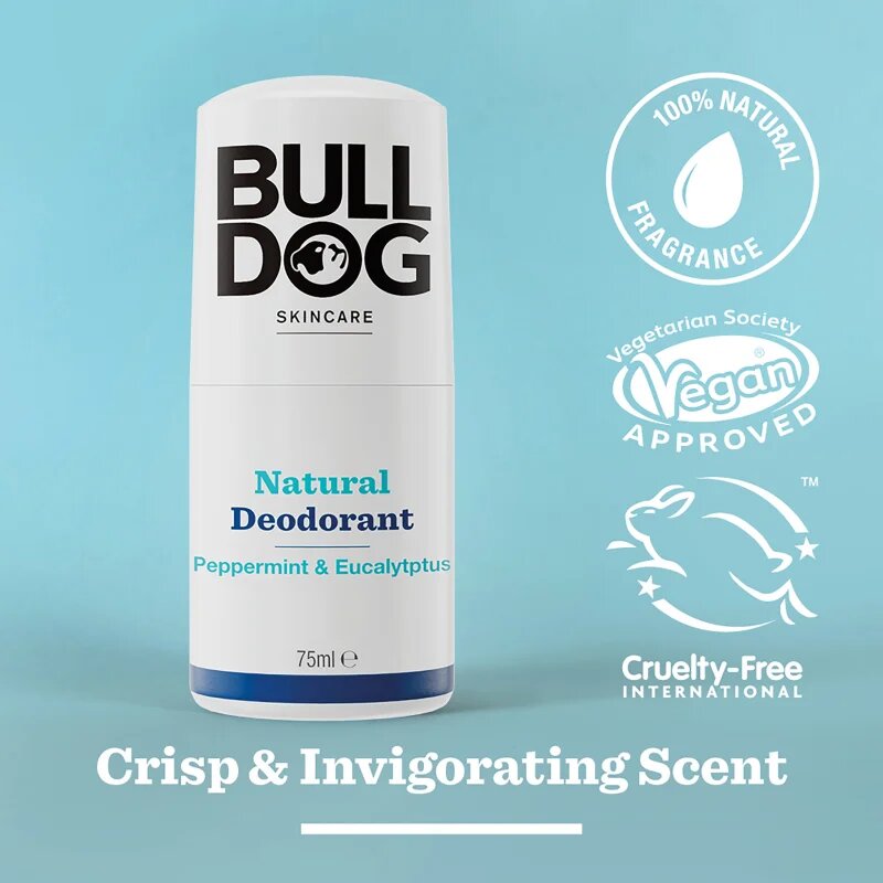 Bulldog Peppermint & Eucalyptus Deodorant deodorant roll-on 75 ml