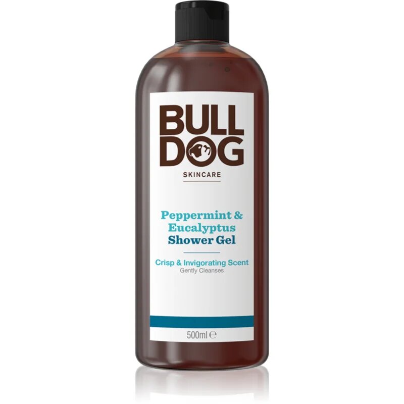 Bulldog Peppermint & Eucalyptus Shower Gel gel za prhanje za moške 500 ml