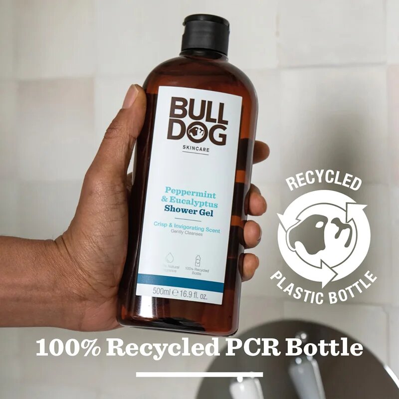 Bulldog Peppermint & Eucalyptus Shower Gel gel za prhanje za moške 500 ml