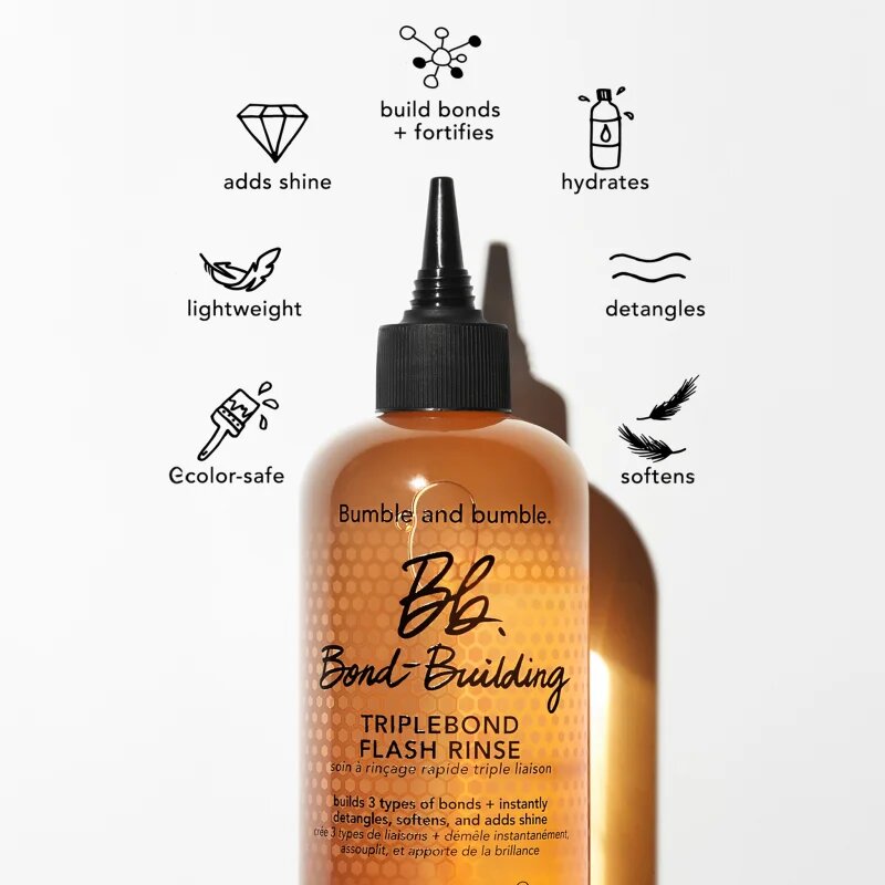 Bumble and Bumble Bb.Bond-Building Triplebond Flash Rinse lasna nega za poškodovane in krhke lase 250 ml