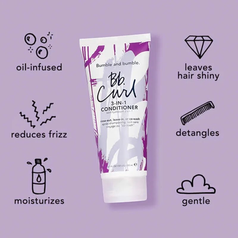 Bumble and Bumble Bb. Curl 3-in-1 Conditioner vlažilni balzam za valovite in kodraste lase 60 ml