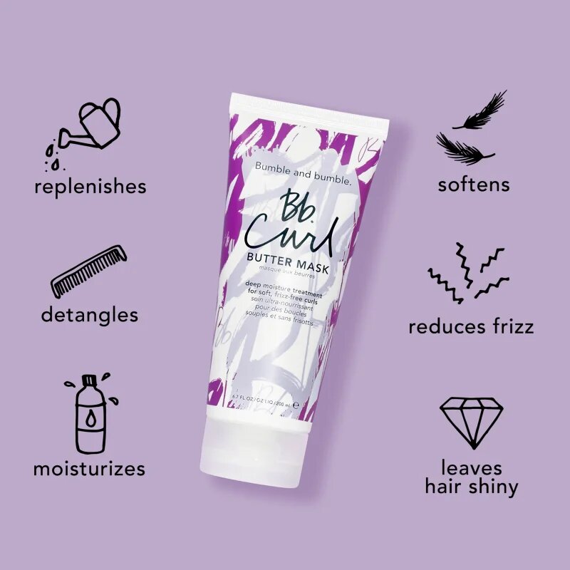 Bumble and Bumble Bb. Curl Butter Masque globinsko vlažilna maska za valovite in kodraste lase 200 ml