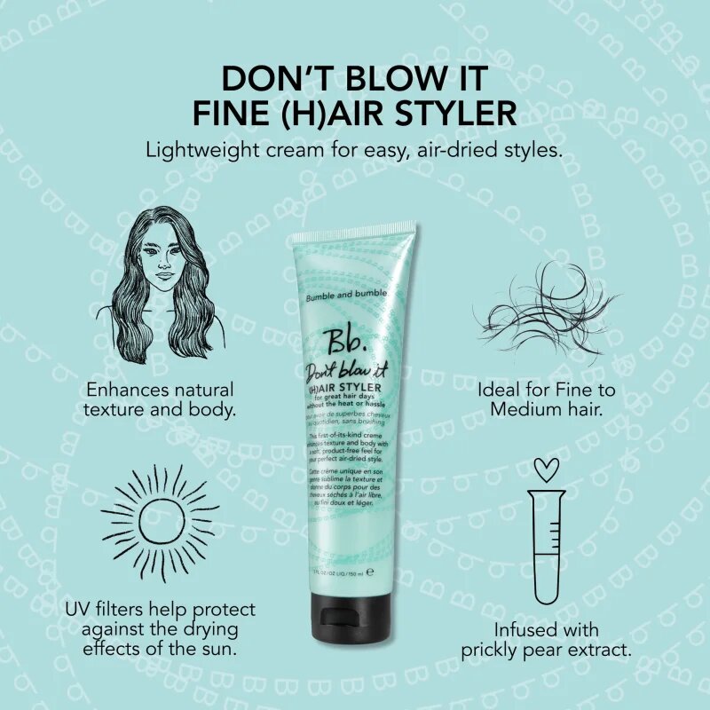 Bumble and Bumble Don't Blow It Fine (H)air Styler vlažilna nega brez spiranja za tanke lase 150 ml