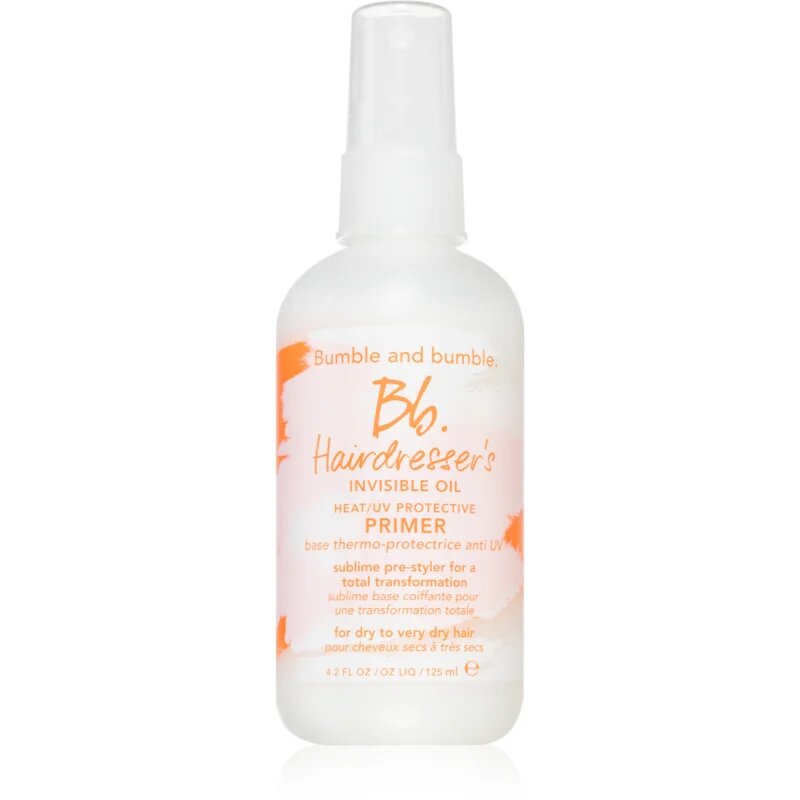Bumble and Bumble Hairdresser's Invisible Oil Heat/UV Protective Primer pripravno pršilo za popoln videz las 125 ml