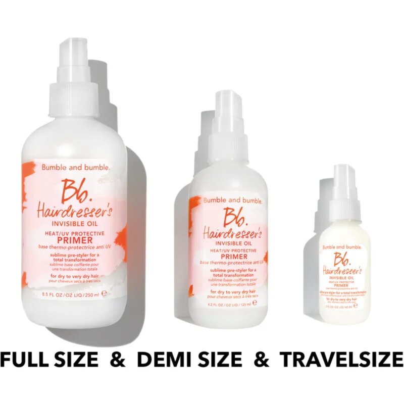 Bumble and Bumble Hairdresser's Invisible Oil Heat/UV Protective Primer pripravno pršilo za popoln videz las 250 ml