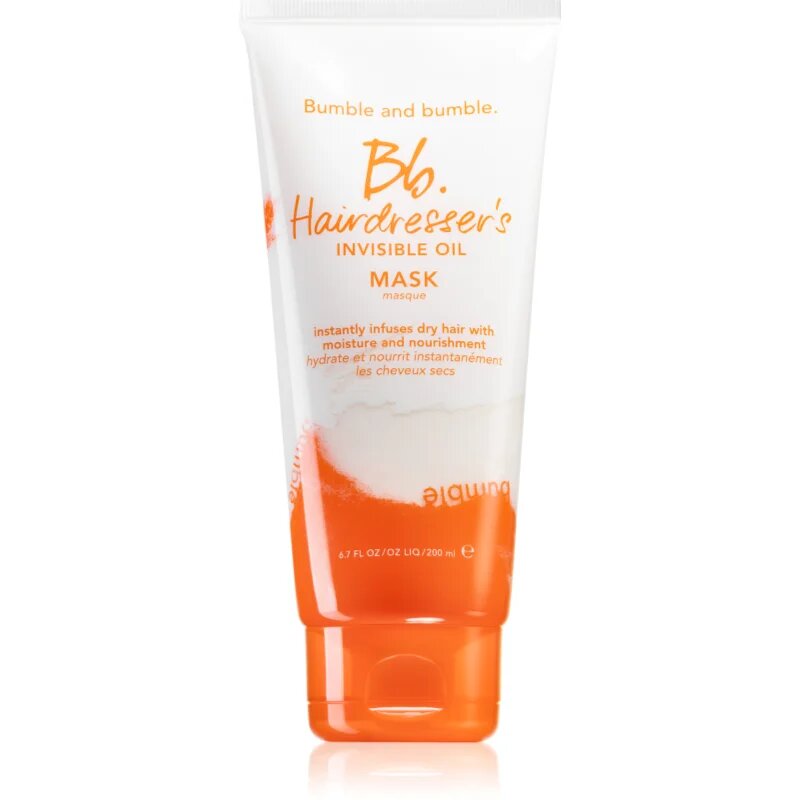 Bumble and Bumble Hairdresser's Invisible Oil Mask vlažilna in hranilna maska za suhe in krhke lase 200 ml