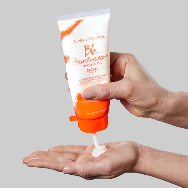 Bumble and Bumble Hairdresser's Invisible Oil Mask vlažilna in hranilna maska za suhe in krhke lase 200 ml