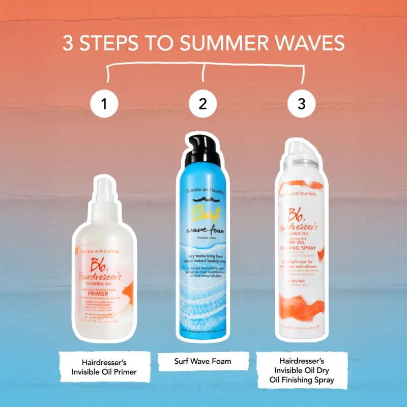 Bumble and Bumble Surf Foam Spray Blow Dry pršilo za lase za učinek kot s plaže 150 ml