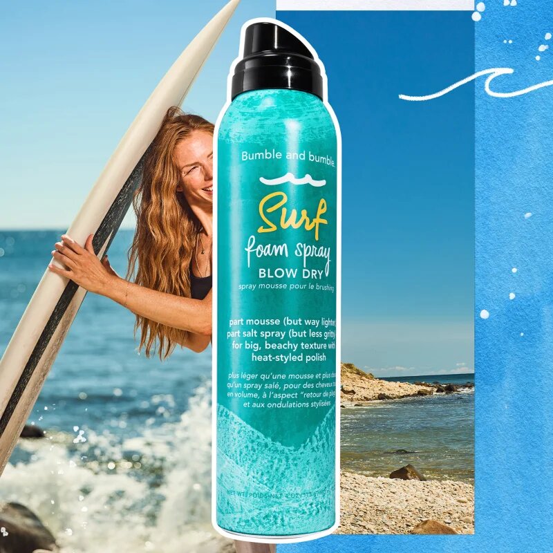Bumble and Bumble Surf Foam Spray Blow Dry pršilo za lase za učinek kot s plaže 150 ml