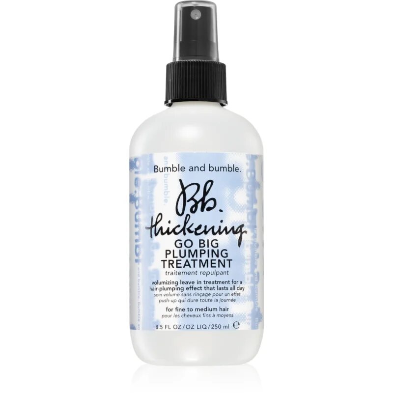 Bumble and Bumble Thickening Go Big Plumping Treatment pršilo za volumen za sušenje las in končno oblikovanje las 250 ml
