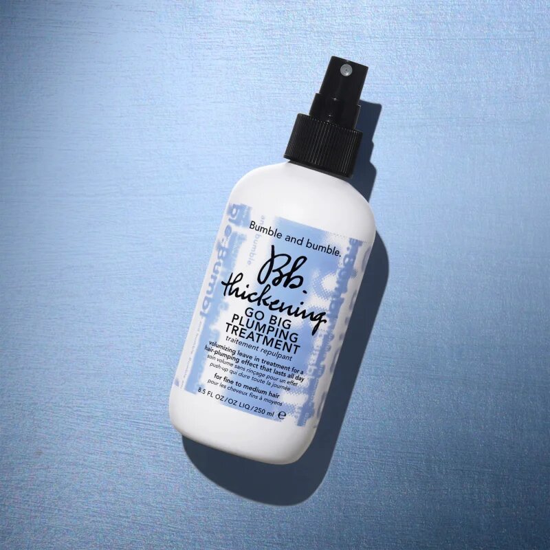 Bumble and Bumble Thickening Go Big Plumping Treatment pršilo za volumen za sušenje las in končno oblikovanje las 250 ml