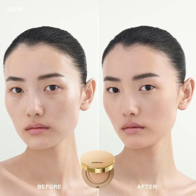 Burberry Beyond Wear Perfecting Matte Cushion dolgoobstojni tekoči puder v gobici SPF 15 odtenek Fair Warm 10 14 g