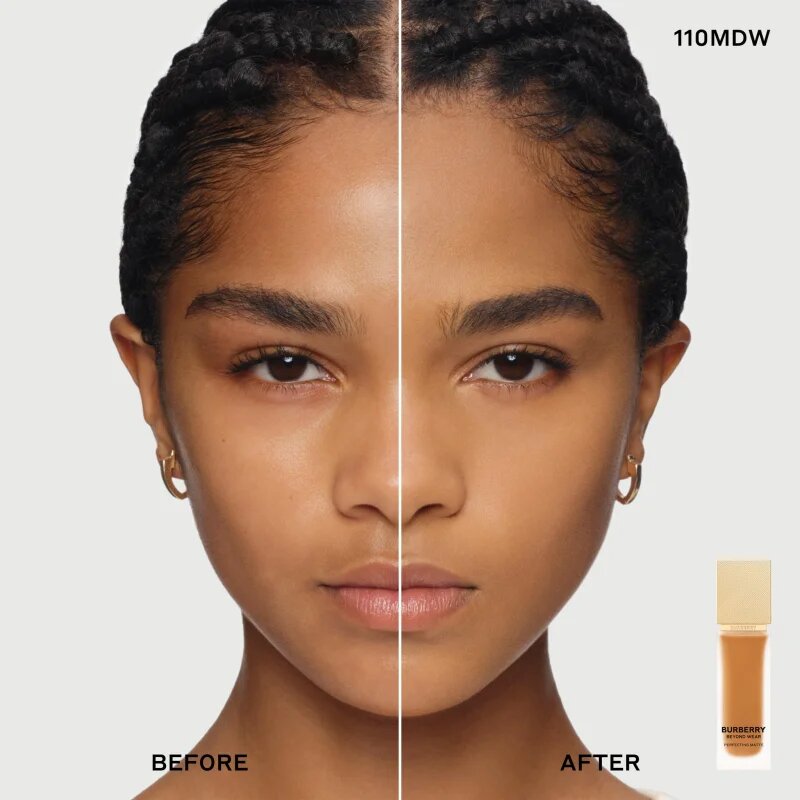Burberry Beyond Wear Perfecting Matte Foundation tekoči puder z mat finišem odtenek Medium-Deep Warm 110 30 ml