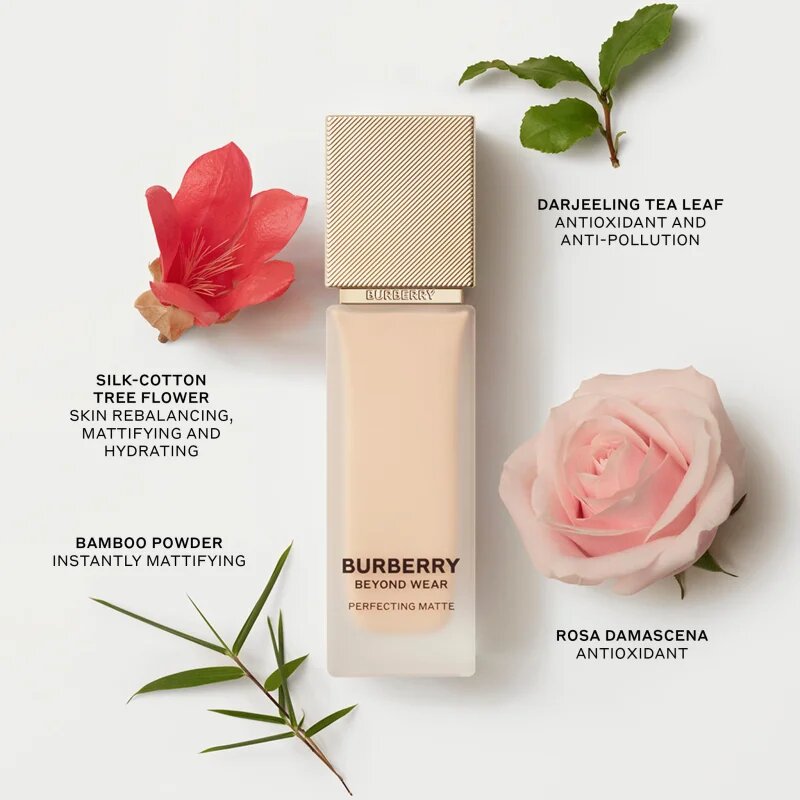 Burberry Beyond Wear Perfecting Matte Foundation tekoči puder z mat finišem odtenek Medium-Deep Warm 110 30 ml