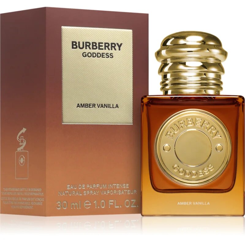 Burberry Goddess Amber Vanilla parfumska voda intense polnilna za ženske 30 ml