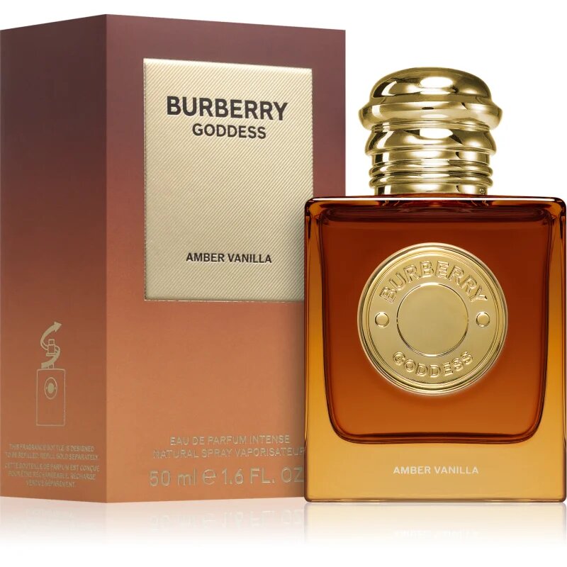 Burberry Goddess Amber Vanilla parfumska voda intense polnilna za ženske 50 ml