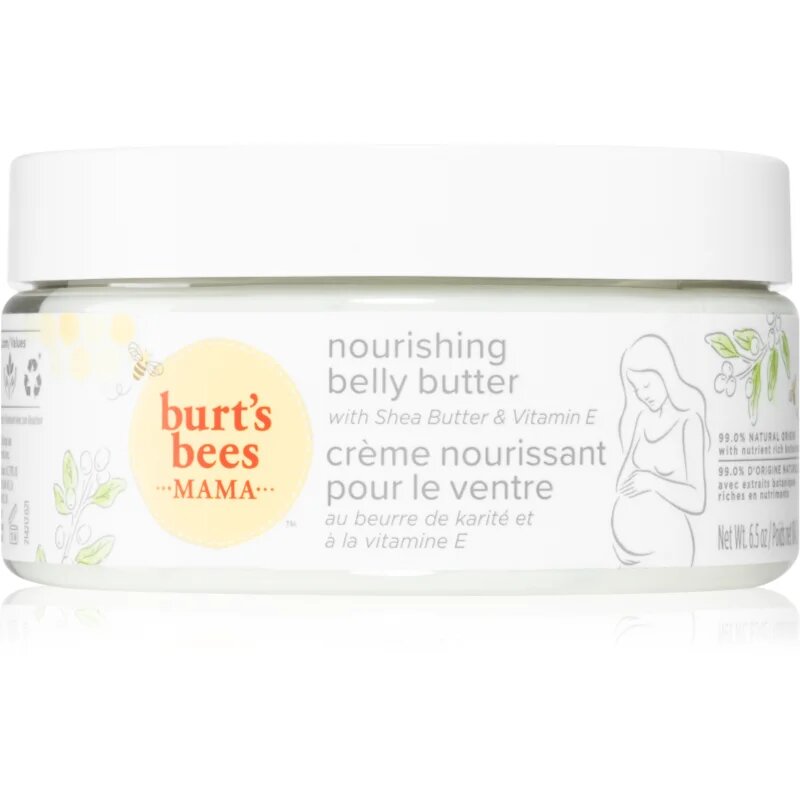 Burt’s Bees Mama Bee hranilno maslo za telo za trebuh in pas 185 g