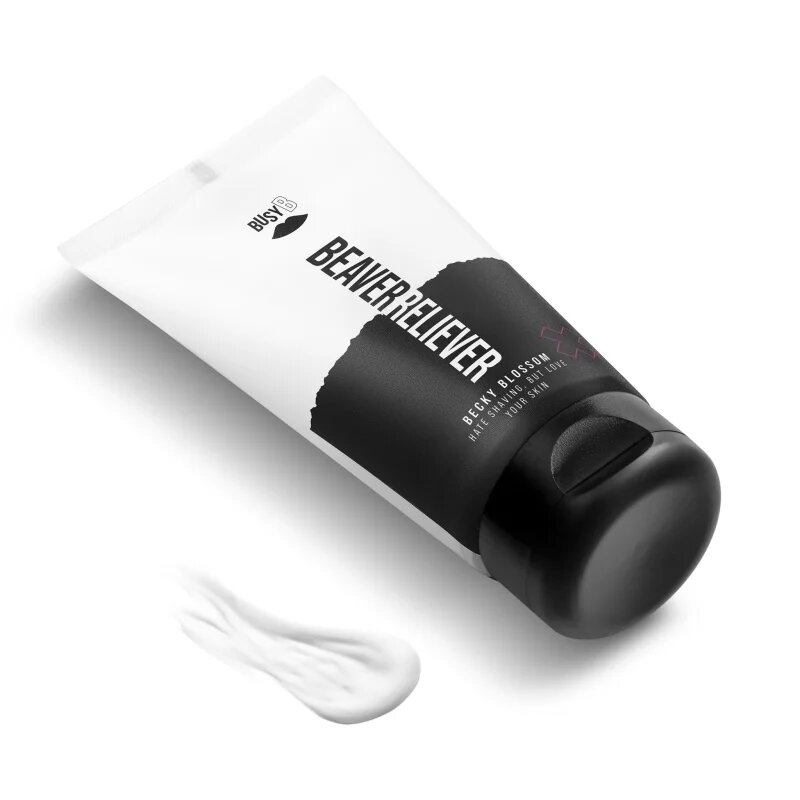 BusyB Beaver Reliever Becky Blossom balzam za po britju za občutljivo kožo 75 ml