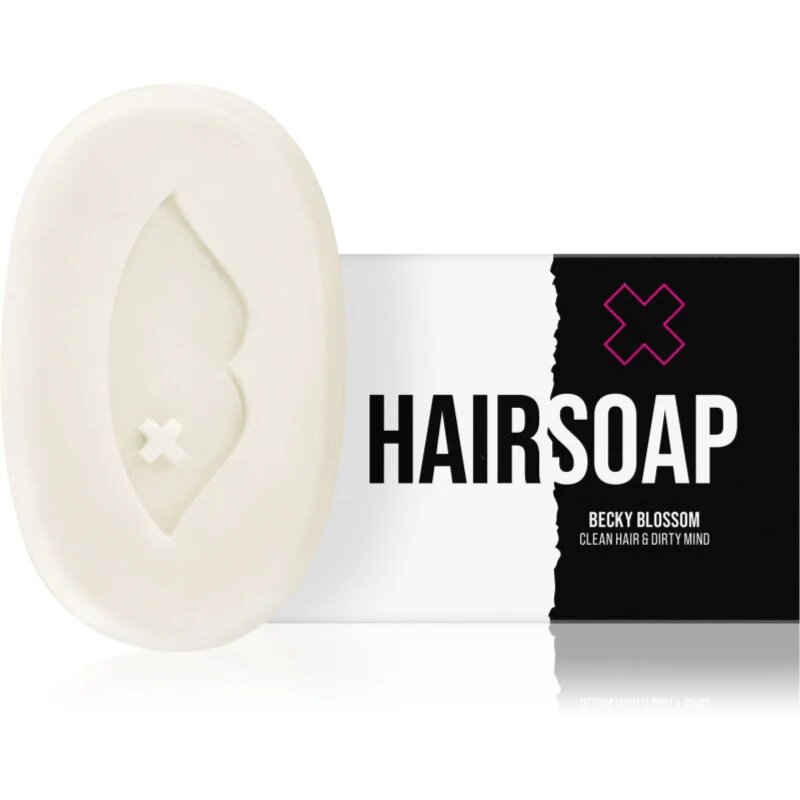 BusyB Clean Hair & Dirty Mind Becky Blossom trdi šampon z vonjem cvetja 70 g