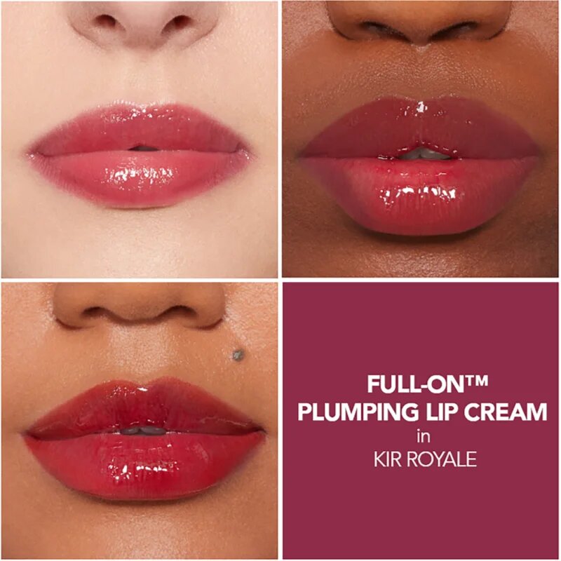 Buxom FULL-ON™ PLUMPING LIP CREAM GLOSS Kremni sijaj za ustnice z učinkom povečanja odtenek Kir Royale 42 g