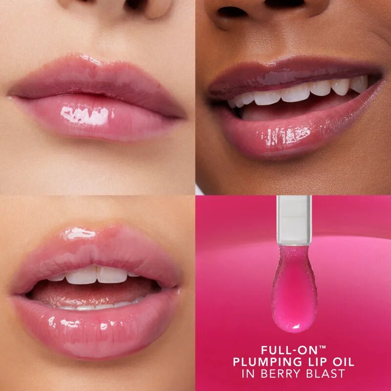 Buxom FULL ON™ PLUMPING LIP OIL sijaj za hidracijo in volumen ustnic odtenek Berry Blast 5.5 ml
