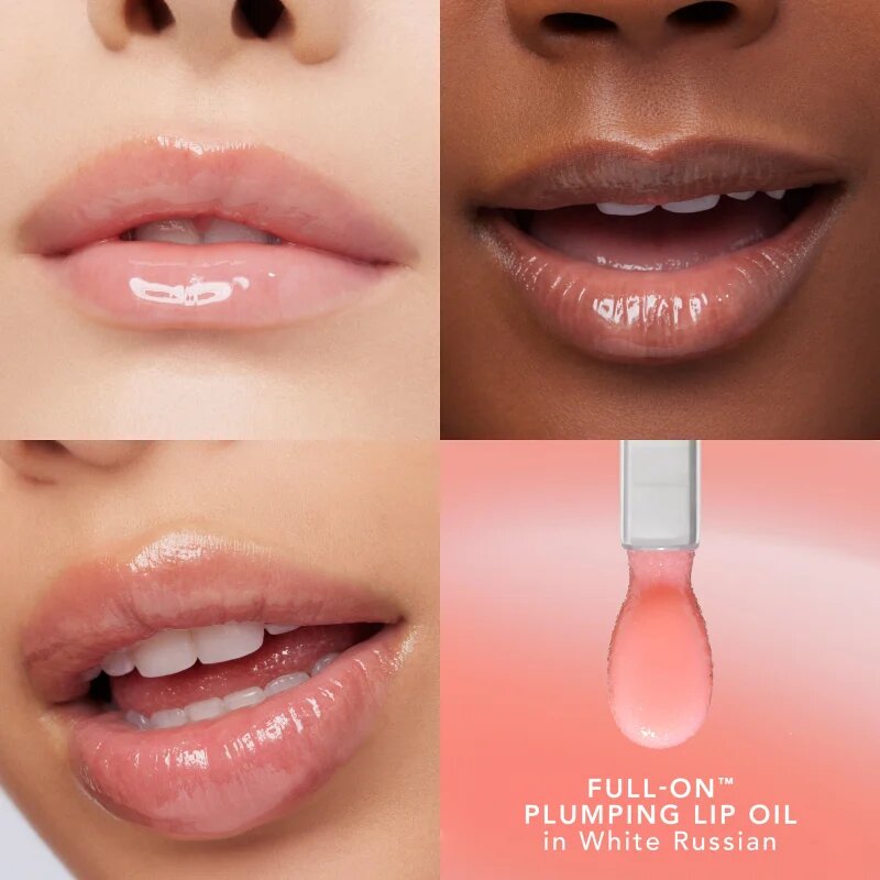 Buxom FULL ON™ PLUMPING LIP OIL sijaj za hidracijo in volumen ustnic odtenek White Russian 5.5 ml