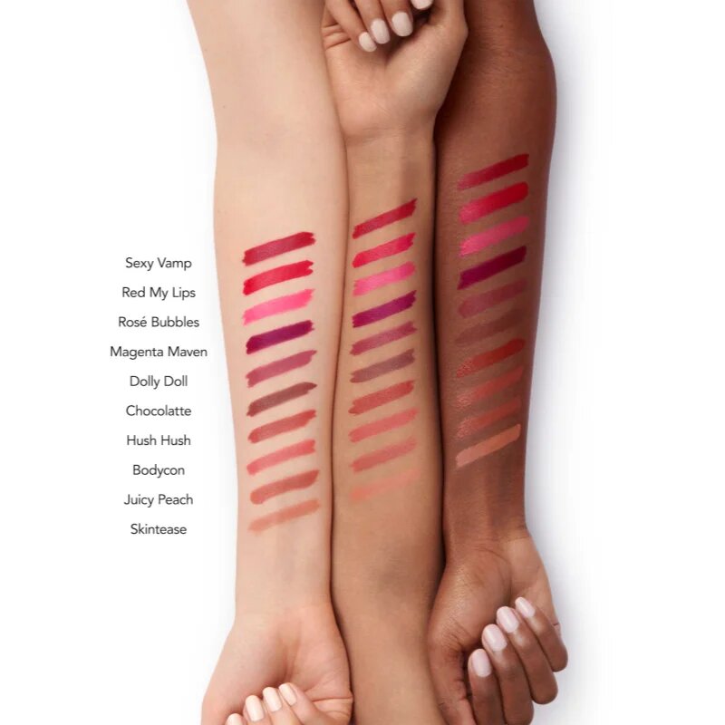 Buxom FULL-ON™ SATIN LIPSTICK kremasta šminka z učinkom povečanja odtenek Skin Tease 25 ml
