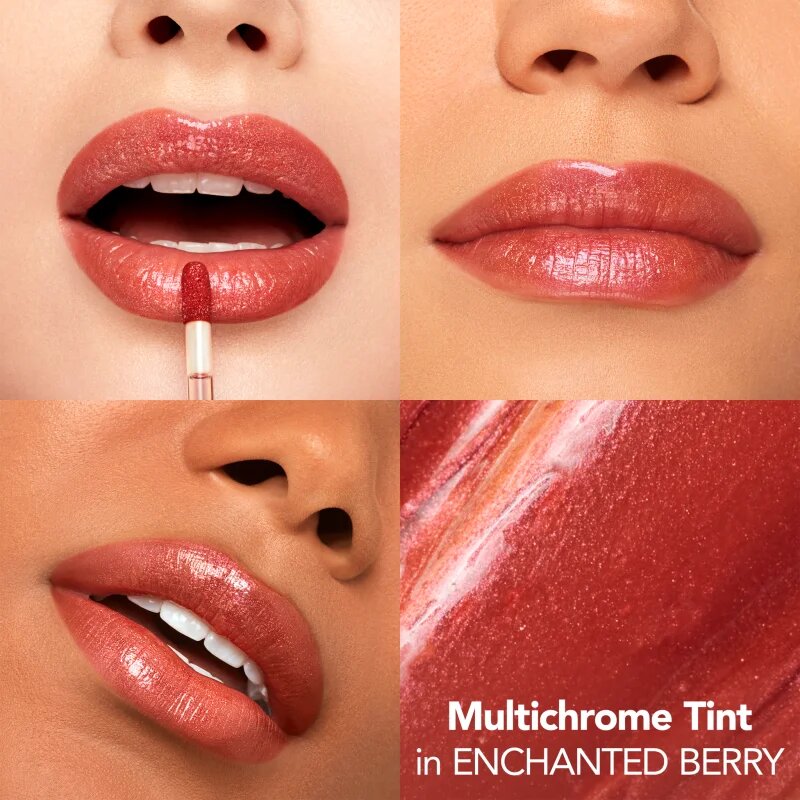 Buxom PLUMP SHOT™ COLLAGEN PEPTIDES ADVANCED PLUMPING MULTICHROME LIP SERUM bleščeči sijaj za ustnice z učinkom povečanja odtenek Enchanted Berry 4 ml
