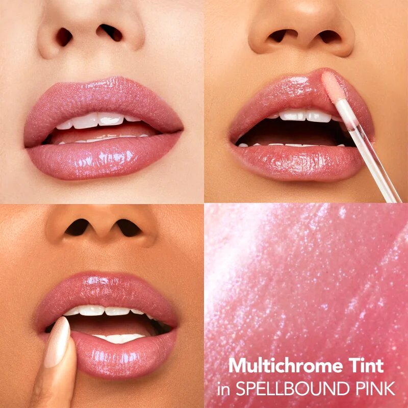 Buxom PLUMP SHOT™ COLLAGEN PEPTIDES ADVANCED PLUMPING MULTICHROME LIP SERUM bleščeči sijaj za ustnice z učinkom povečanja odtenek Spellbound Pink- 4 m