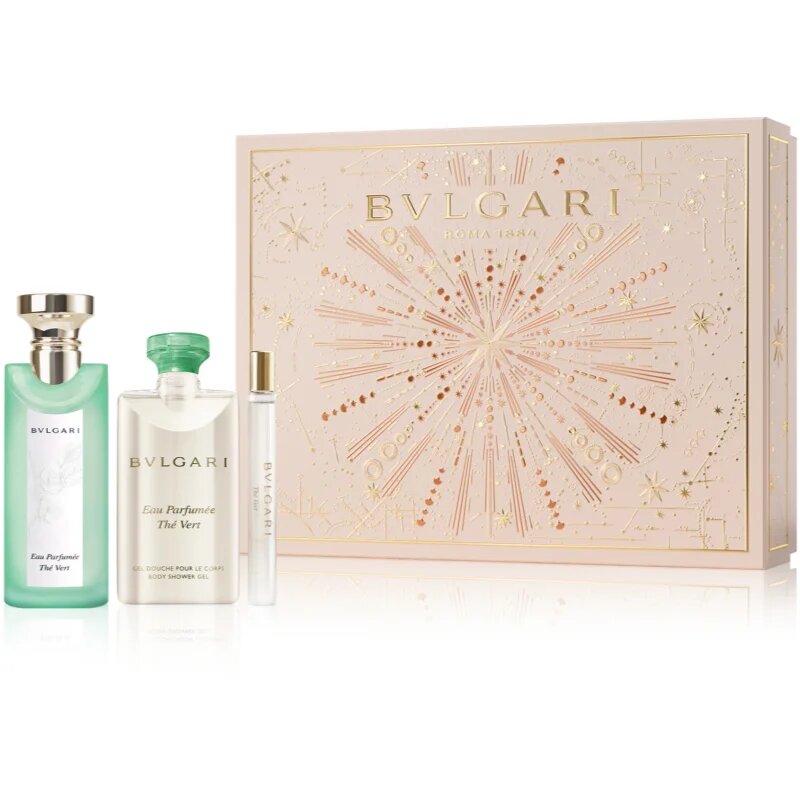 BVLGARI Eau Parfumée Au Thé Vert darilni set uniseks