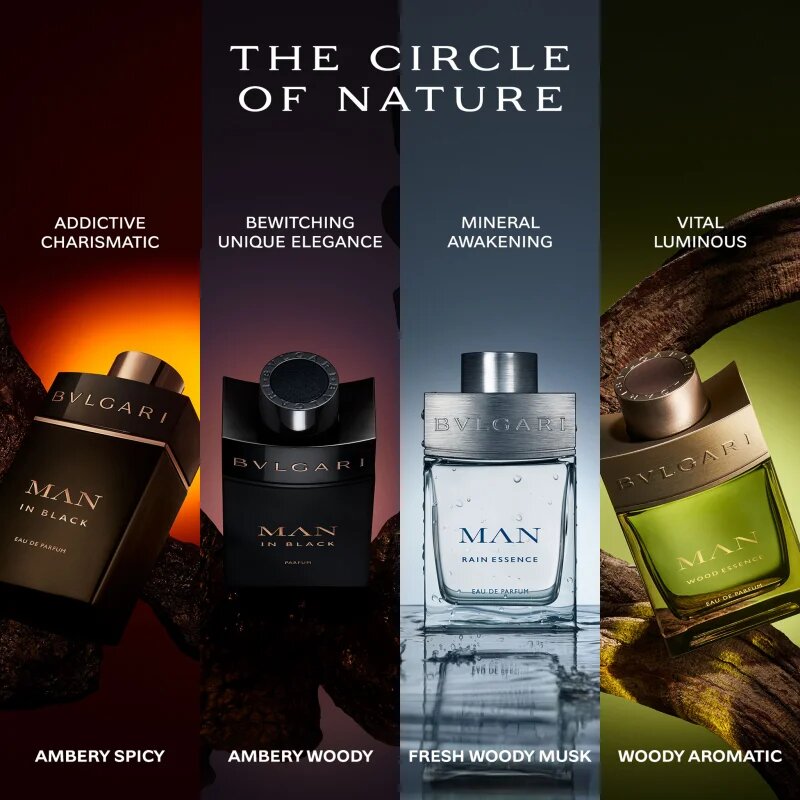BVLGARI Man Rain Essence darilni set za moške 1 kos