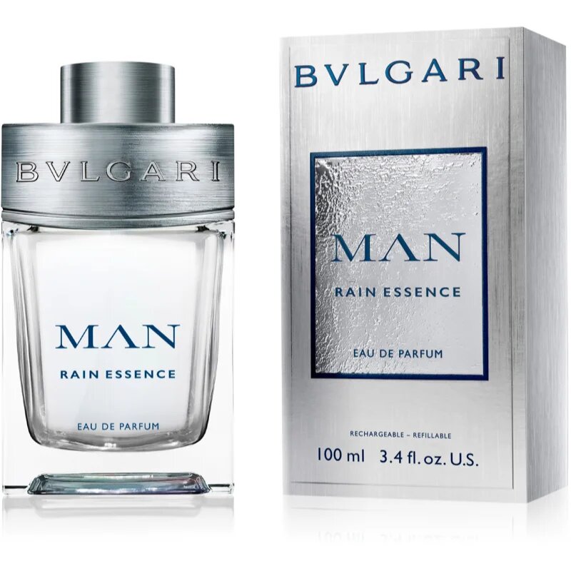 BVLGARI Man Rain Essence parfumska voda polnilna za moške 100 ml