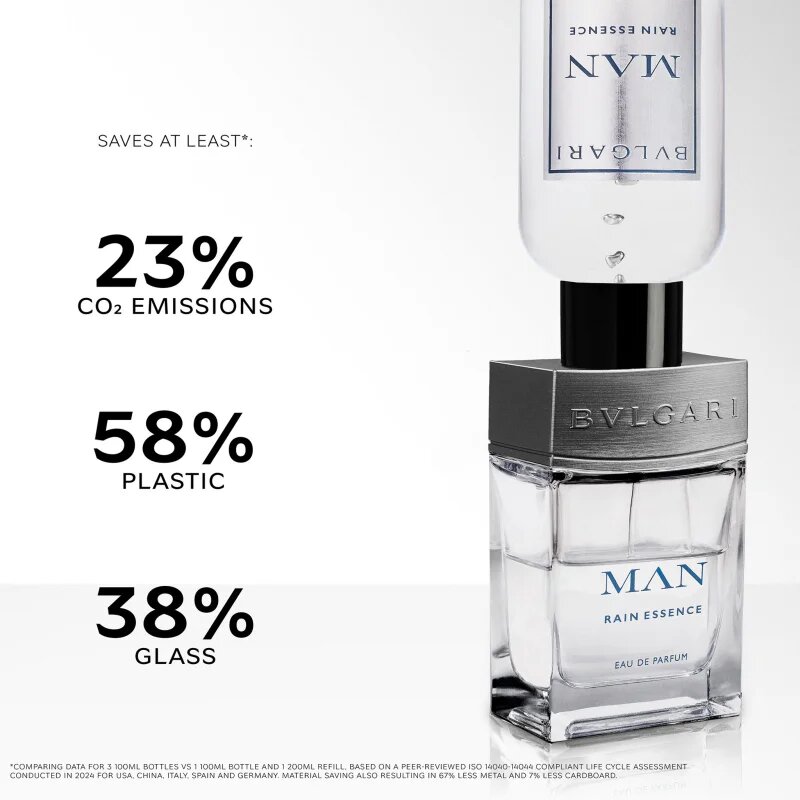 BVLGARI Man Rain Essence parfumska voda polnilna za moške 200 ml