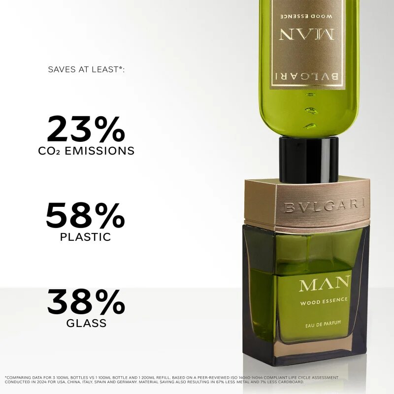 BVLGARI Man Wood Essence parfumska voda nadomestno polnilo za moške 200 ml