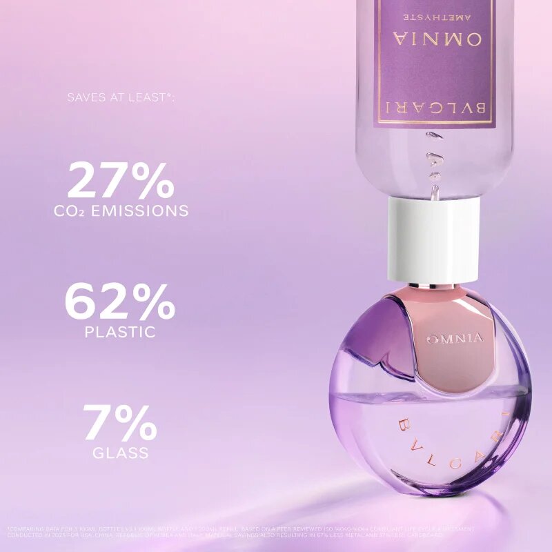 BVLGARI Omnia Amethyste toaletna voda polnilna za ženske 200 ml