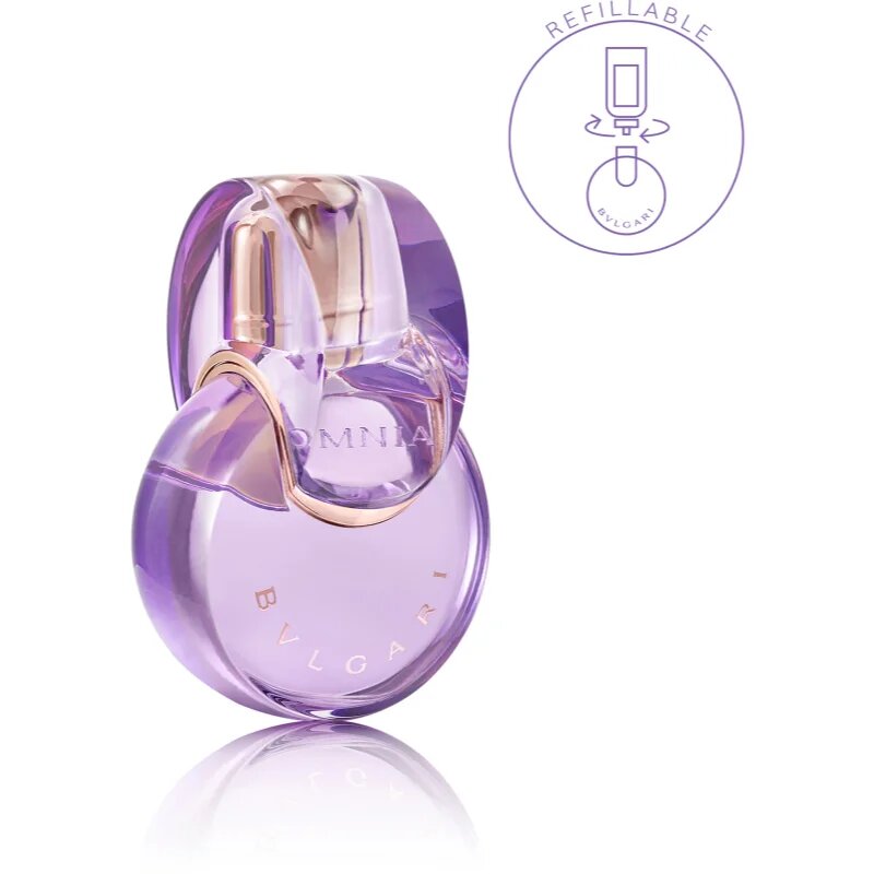BVLGARI Omnia Amethyste toaletna voda polnilna za ženske 30 ml