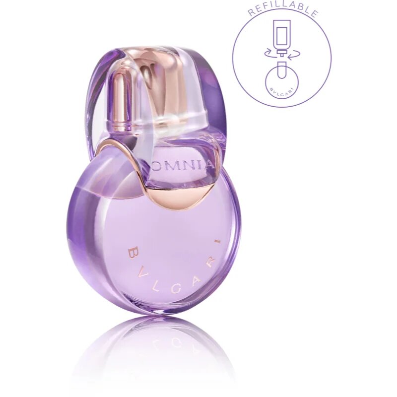 BVLGARI Omnia Amethyste toaletna voda polnilna za ženske 50 ml
