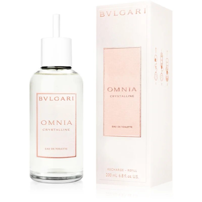 BVLGARI Omnia Crystalline toaletna voda nadomestno polnilo za ženske 200 ml