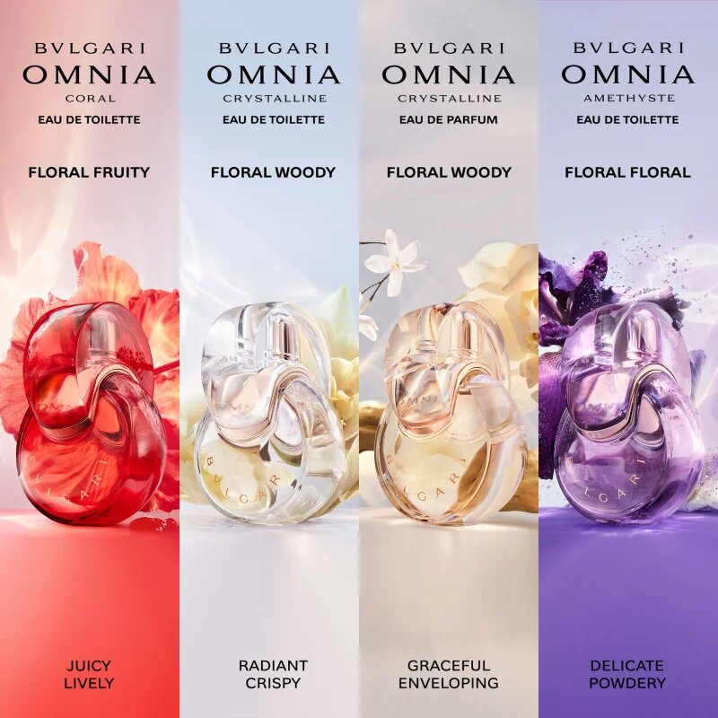 BVLGARI Omnia Crystalline toaletna voda polnilna za ženske 50 ml